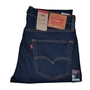 Levis 502 Taper Jeans Men's Size 36x30 Dark Wash Flex Stretch Denim NWT